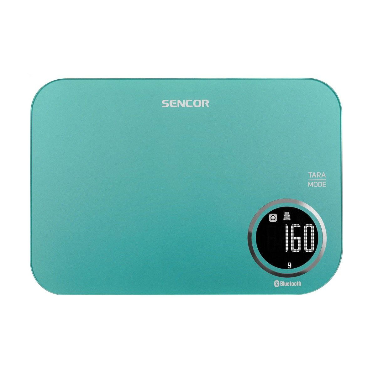 Ваги кухонні Sencor Metallic Smart Bluetooth Kitchen Scale, зелені (SKS7071GR)